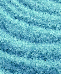 Image showing Blue crystals of sea salt