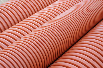 Image showing Plumbing tubes close-up