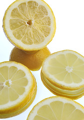 Image showing Lemon over white background