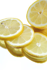 Image showing Lemon over white background