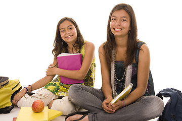 Image showing Two students