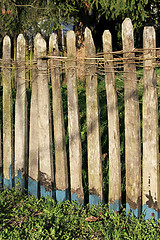 Image showing Wooden fence