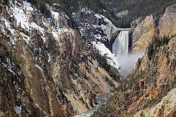 Image showing Yellowstone National Park - Lower Falls