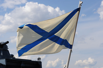 Image showing Russian Navy flag