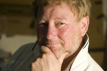 Image showing middle age handsome man smiling portrait