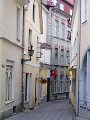 Image showing Narrow street in Tallinn