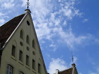 Image showing Medieval houses