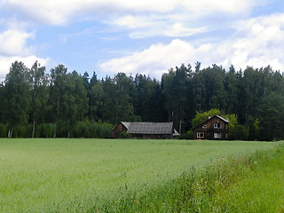 Image showing A farm in the country