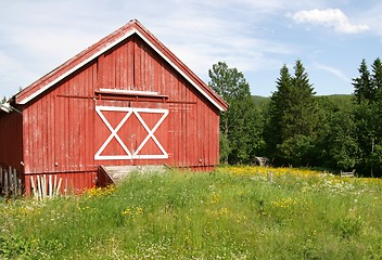 Image showing Red barn