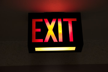 Image showing Exit