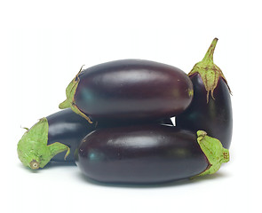 Image showing Eggplant Vegetable isolated on white