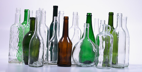 Image showing glass bottles