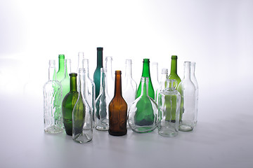 Image showing glass bottles