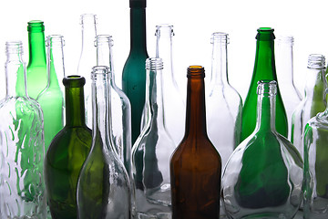 Image showing glass bottles