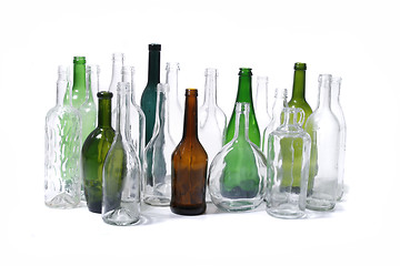 Image showing glass bottles