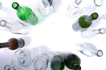 Image showing glass bottles