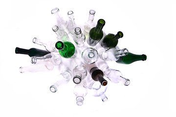 Image showing glass bottles