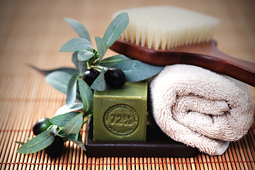 Image showing olive oil soap