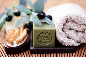 Image showing olive oil soap