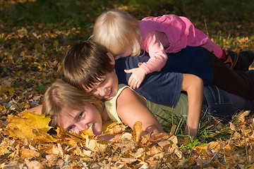 Image showing autumn happiness