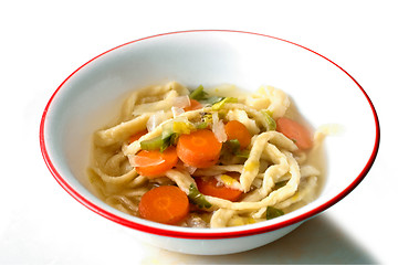 Image showing Homemade Noodle Soup