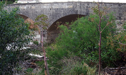 Image showing Maroni stone bridge. Cyprus