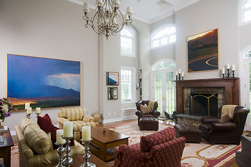 Image showing living room in luxury estate home