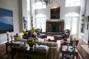 Image showing living room in luxury estate home