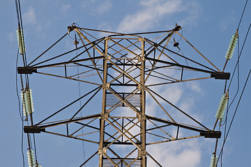 Image showing Power transmission pole