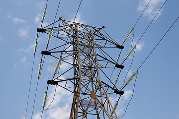 Image showing Power transmission tower