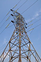 Image showing Power transmission pole