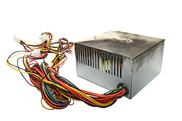 Image showing Burnt power supply