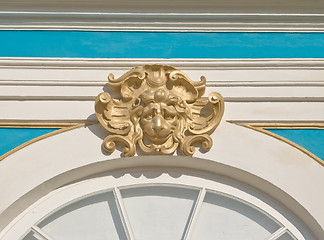 Image showing Decorative lion's head