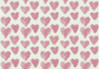 Image showing Pink Heart Pattern