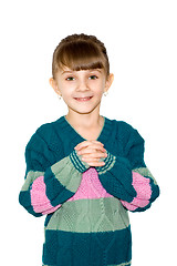 Image showing The smiling girl