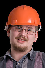 Image showing funny builder