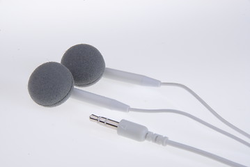 Image showing earphones for mp3-player