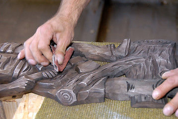 Image showing sculptor