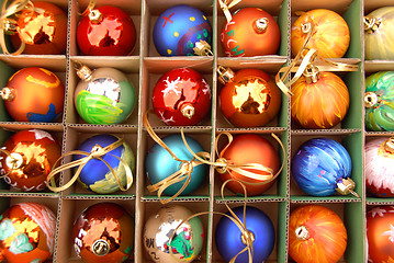 Image showing christmas balls