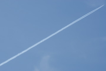 Image showing Jet plane in the sky