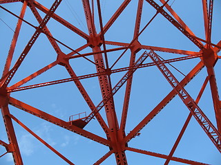 Image showing A unique view of Tokyo Tower