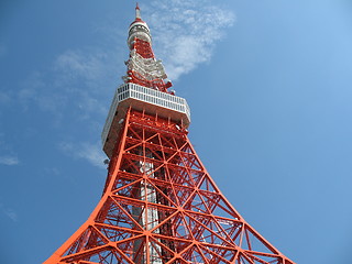 Image showing Tokyo Tower with copyspace
