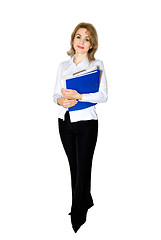 Image showing Businesswoman with documents