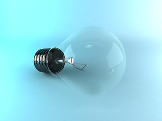 Image showing Lightbulb 3d