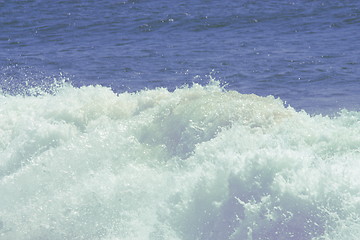 Image showing Wave on the sea beach