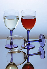 Image showing Three glass of wine