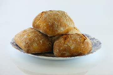 Image showing bread on plate