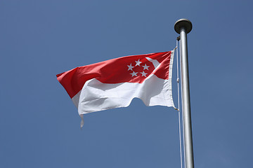 Image showing Flag of Singapore