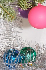 Image showing Christmas balls