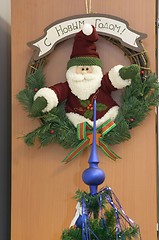 Image showing Christmas wreath